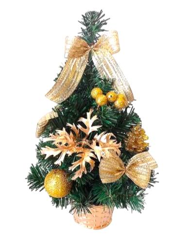 ARVORE NATAL DECORADA LUXO 30CM